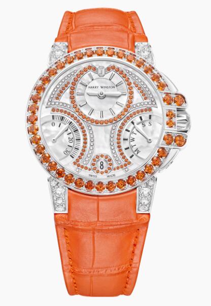 Harry Winston Ocean Biretrograde Orange Automatic 36mm OCEABI36WW064 Replica Watch